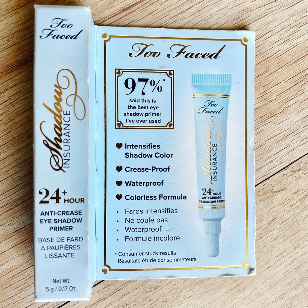 Too faced eye shadow primer